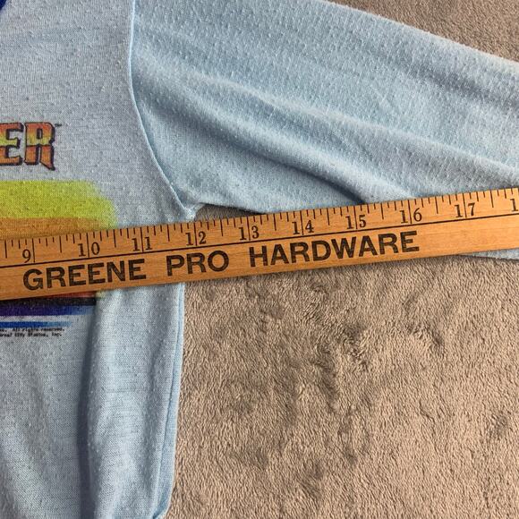 Vintage 80s Little Kids Longsleeve Pajama Knight Rider car Boxy Size 5/6 - Picture 4 of 4